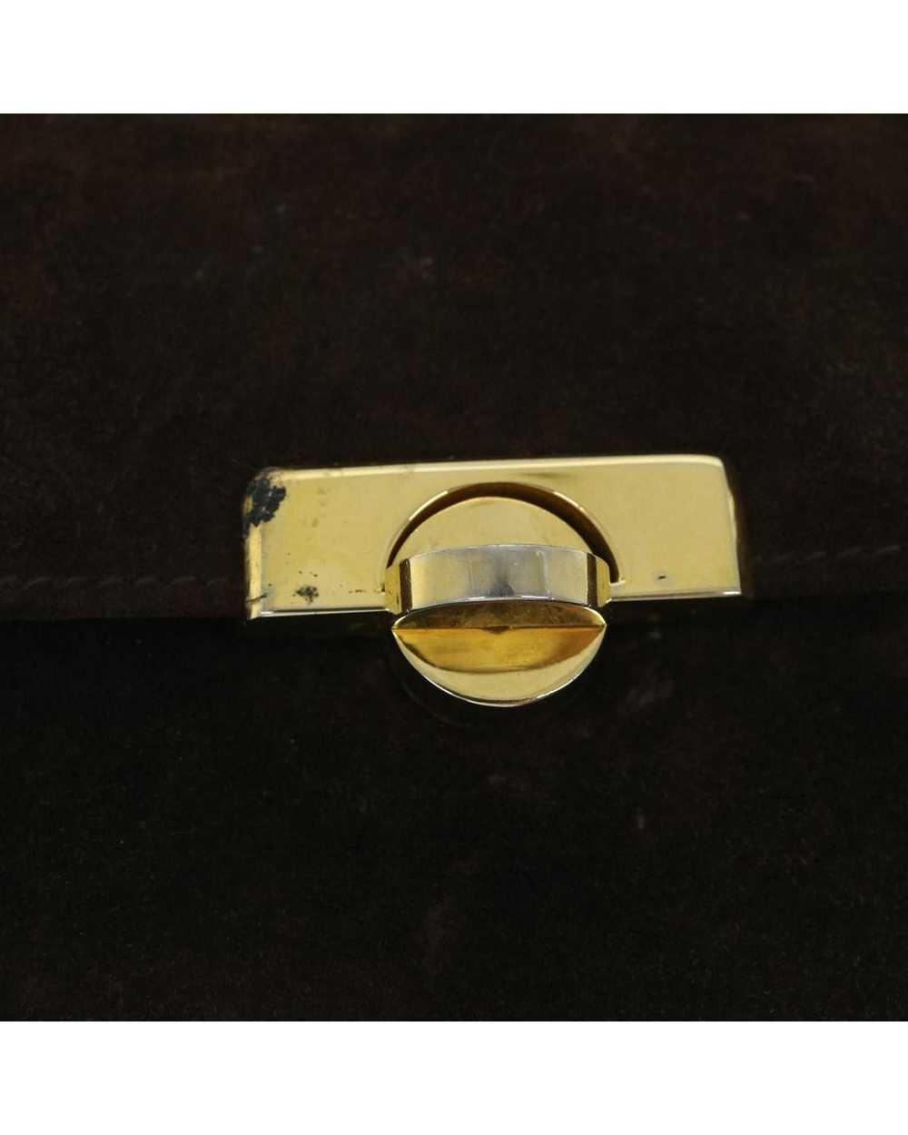 Gucci Suede Turn Lock Shoulder Bag - image 9