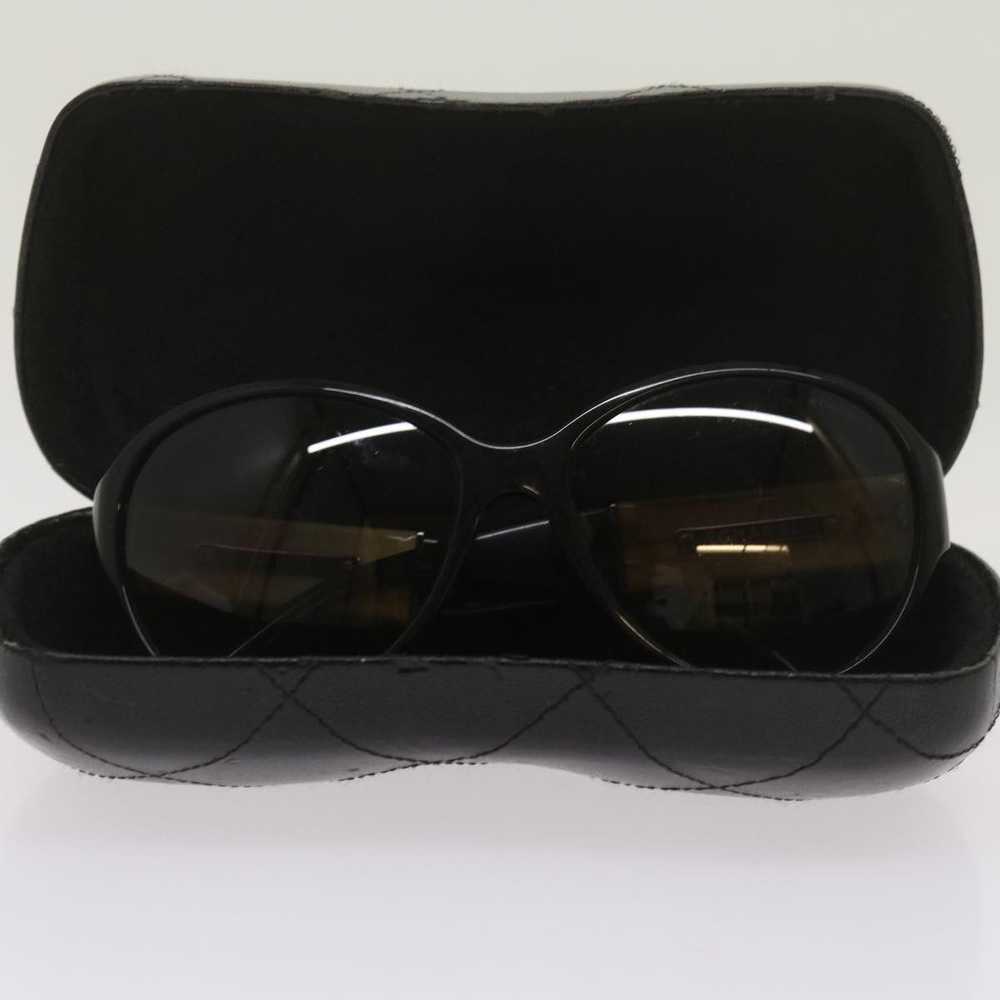 Chanel CHANEL Sunglasses Plastic Black White CC A… - image 11