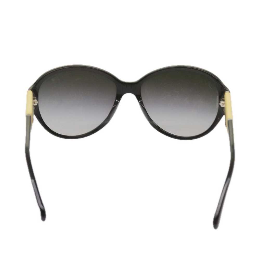 Chanel CHANEL Sunglasses Plastic Black White CC A… - image 3