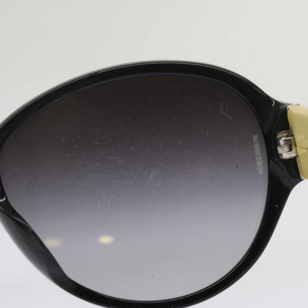 Chanel CHANEL Sunglasses Plastic Black White CC A… - image 4