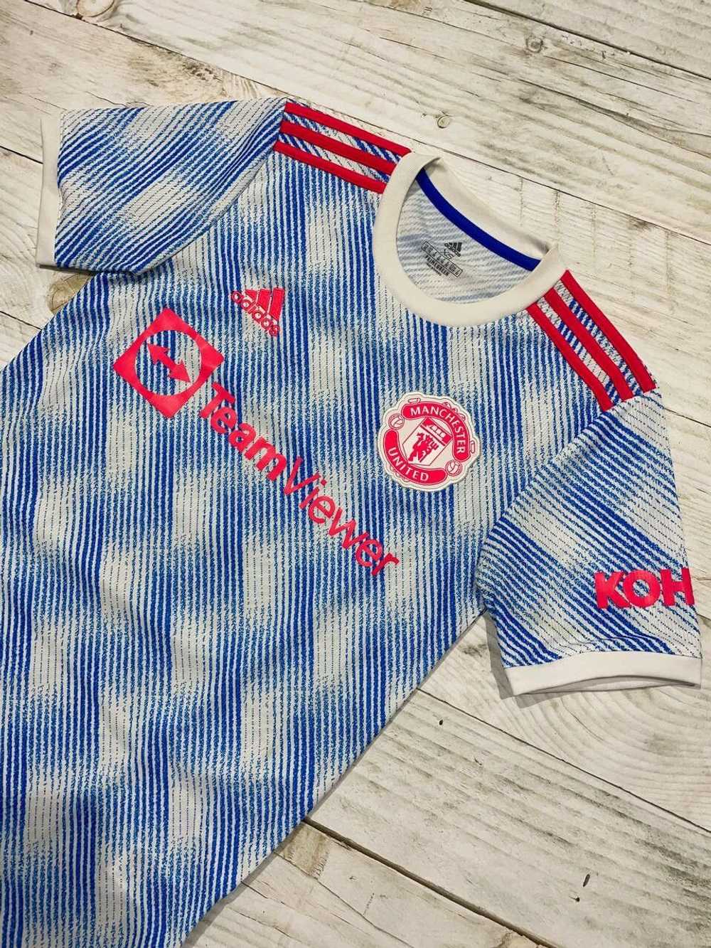Manchester United × Soccer Jersey × Vintage Adida… - image 3