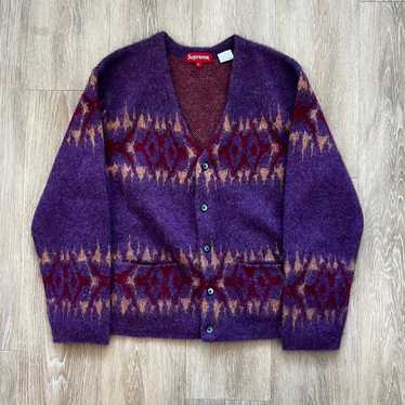 Supreme mohair cardigan - Gem