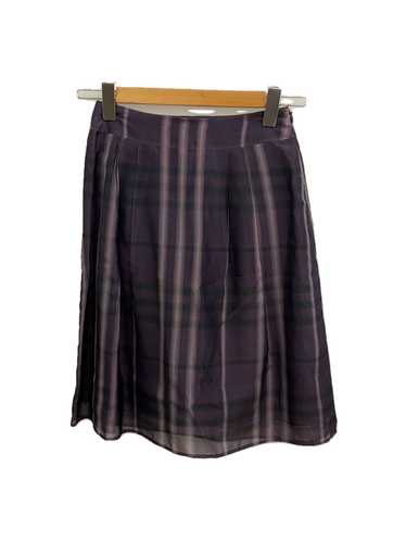 Used Burberry London Skirt/36/Silk/Purple Women