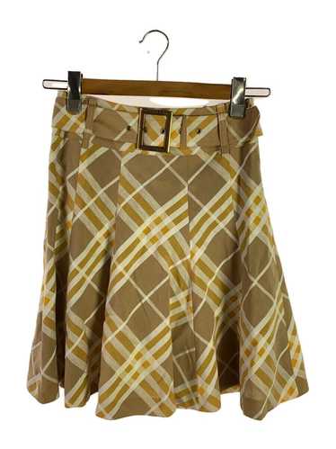 Used Burberry Blue Label Skirt/36/--/Yellow/Check 