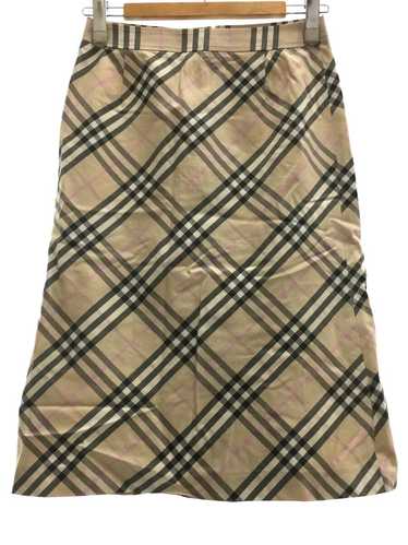 Used Burberry London Skirt/38/Cotton/Beige/Check/… - image 1