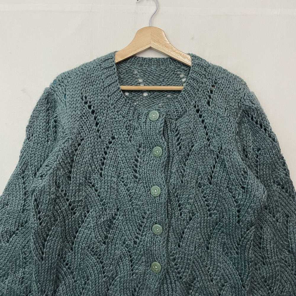 Aran Isles Knitwear × Cardigan × Japanese Brand J… - image 2