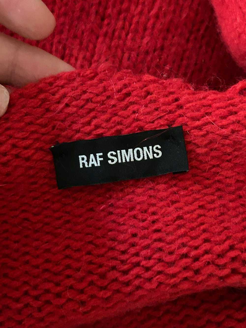 Raf Simons Abstract Printed Cut Off Sweater - image 4
