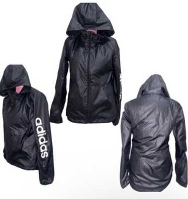 Adidas Adidas Black Rain Jacket hoodie XS - image 1