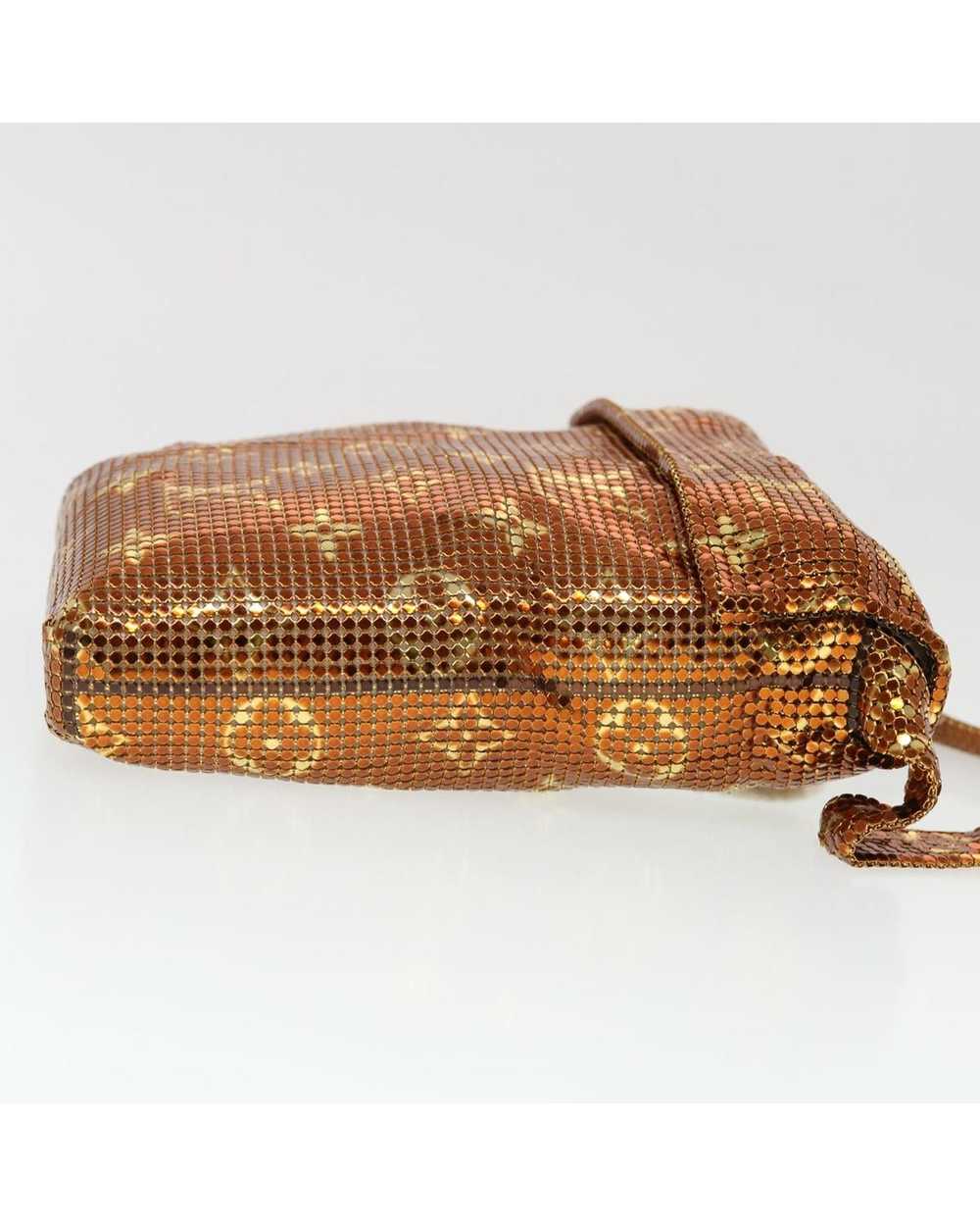 Louis Vuitton Bronze Monogram Mesh Shoulder Bag w… - image 3