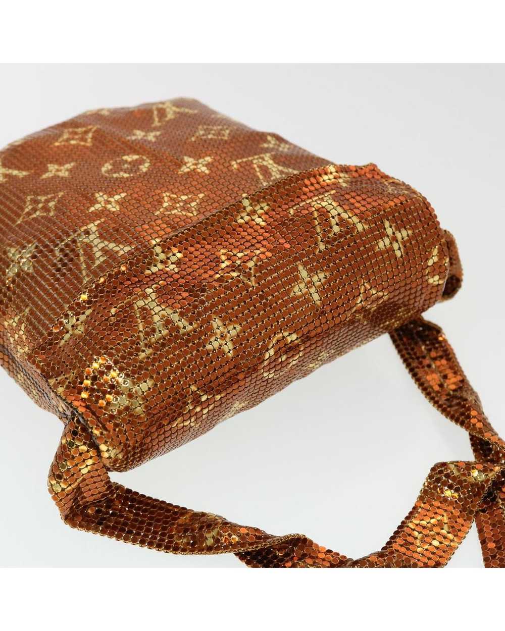 Louis Vuitton Bronze Monogram Mesh Shoulder Bag w… - image 5