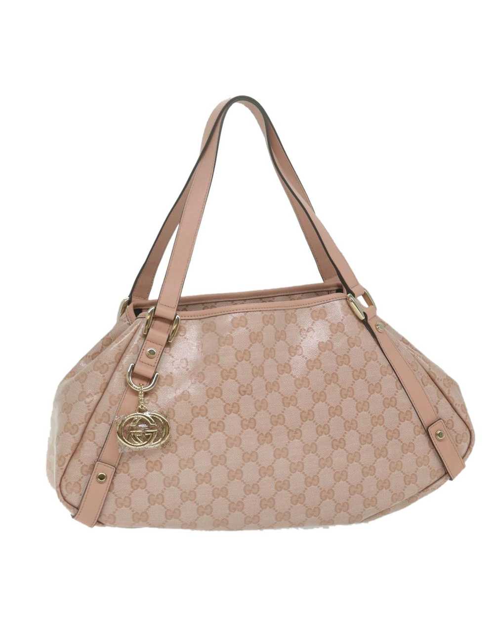 Gucci Interlocking GG Canvas Shoulder Bag with Cr… - image 1
