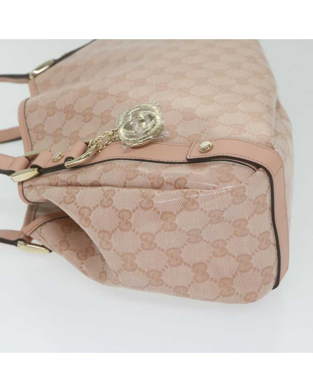 Gucci Interlocking GG Canvas Shoulder Bag with Cr… - image 4