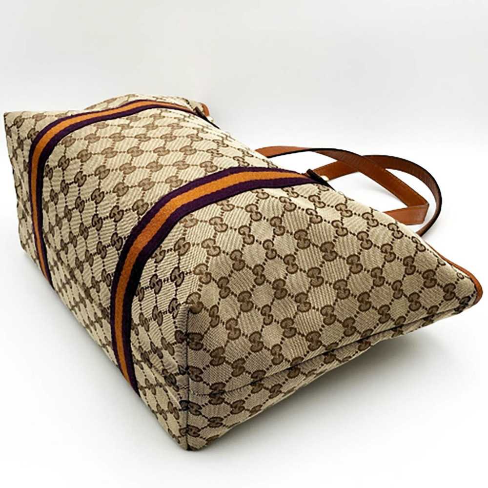 Gucci GUCCI 139260 Shoulder Bag Sherry Line Beige… - image 3
