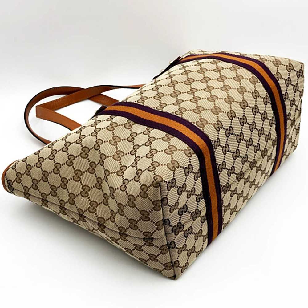 Gucci GUCCI 139260 Shoulder Bag Sherry Line Beige… - image 4
