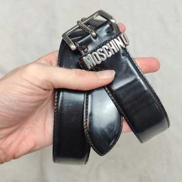 Moschino Vintage Moschino Belt Womens 46 US 12 Bla