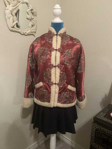Vintage Pink Asian Style Coat