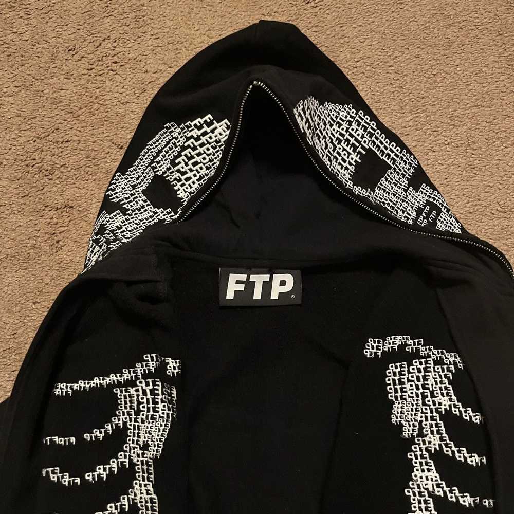 Fuck The Population FTP Skeleton Full Zip Up Glow… - image 4