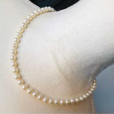 Vintage Vintage genuine freshwater pearl 14k gold 