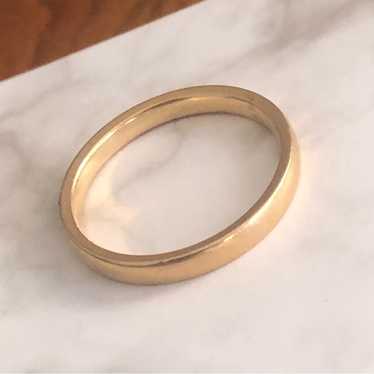 Antique Antique 1900s JR Woods 14k gold wedding ba