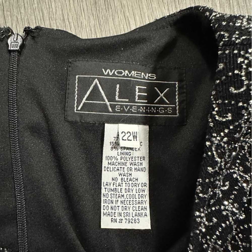 Alex Evenings Alex Evenings Black & Silver Glitte… - image 5