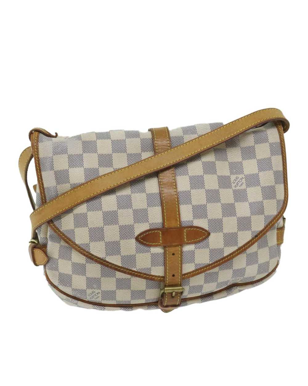 Louis Vuitton Authentic Damier Azur Shoulder Bag … - image 1