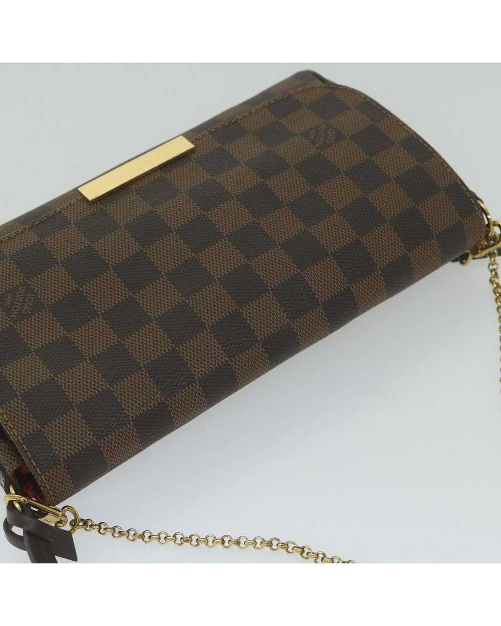 Louis Vuitton Elegant Damier Ebene Shoulder Bag w… - image 6