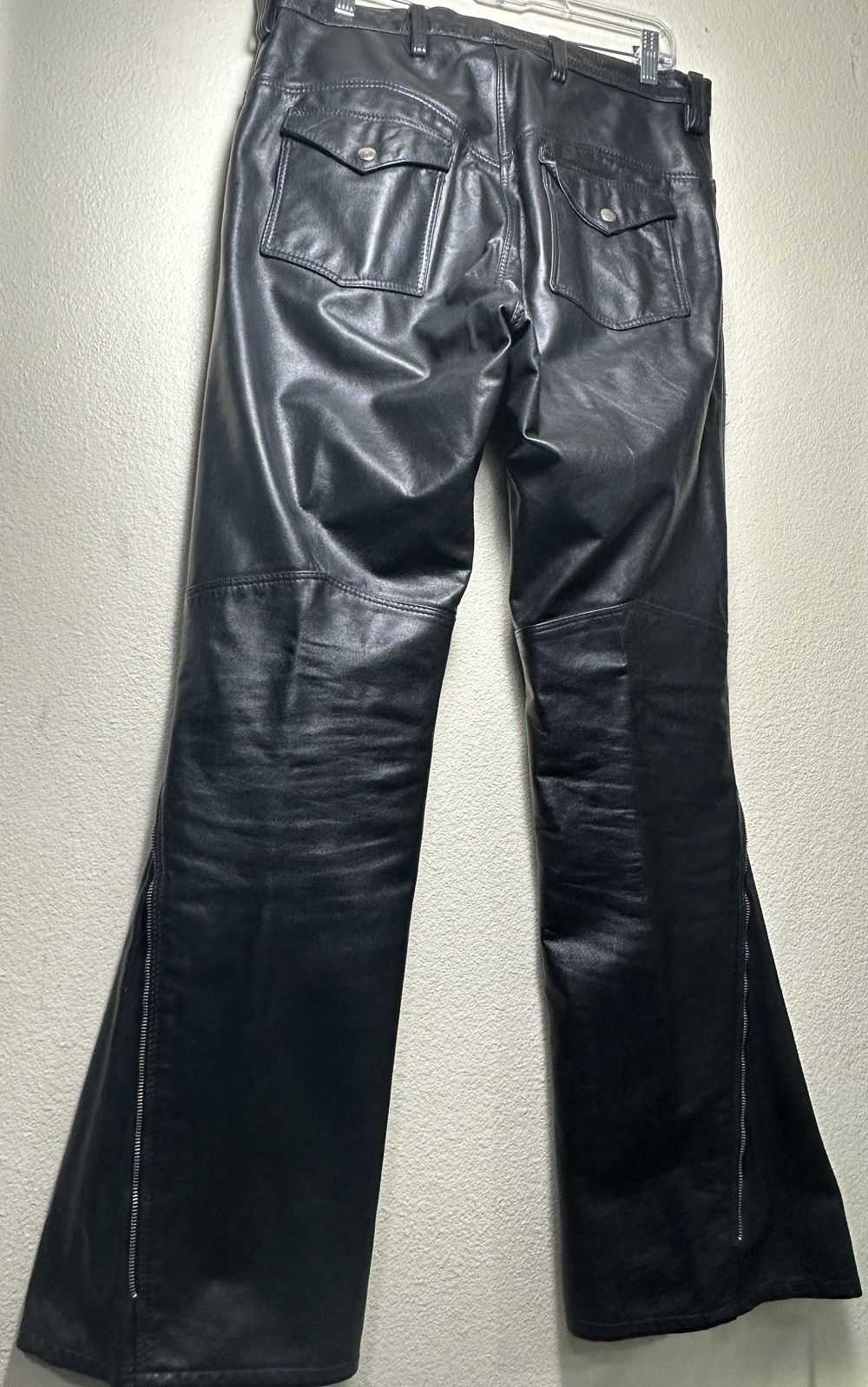 Genuine Leather × Leather × MOTO Vintage leather … - image 2