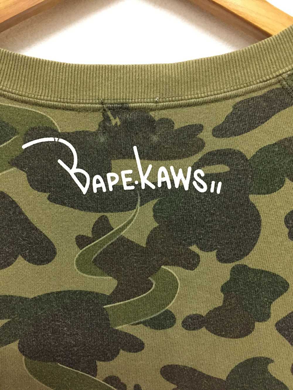 Bape × Kaws 2005 BAPE X KAWS Short sleeve crew ne… - image 11