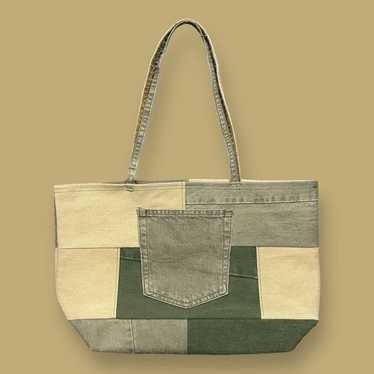 Bag × Handmade × Vintage Handmade Denim Tote Bag E