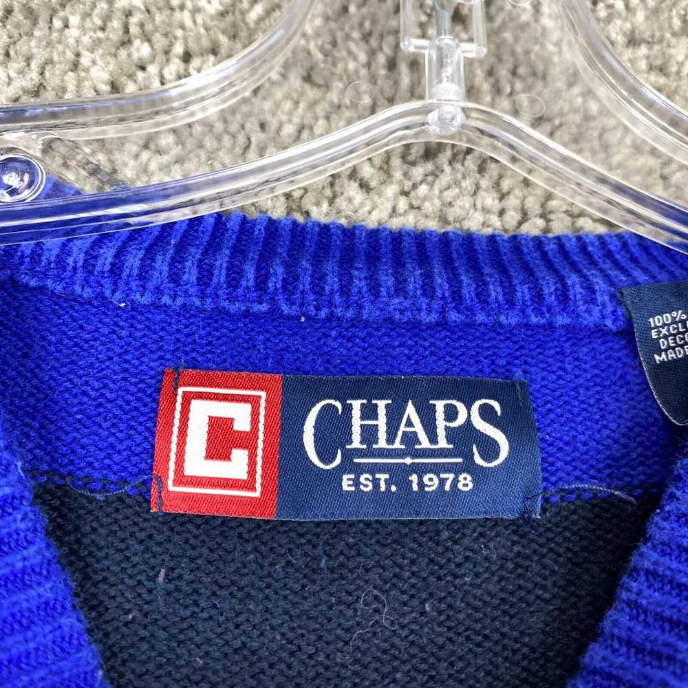 Chaps Chaps Pullover Sweater Men's Medium Long Sl… - image 2