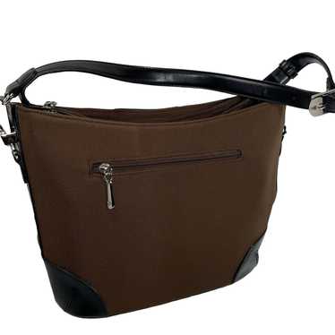 Other Joy Mangano Brown Bucket Purse Bag Shoulder… - image 1