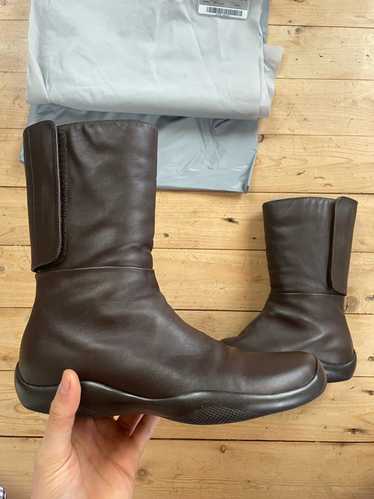 Prada AW99 Seta calf sport leather boots