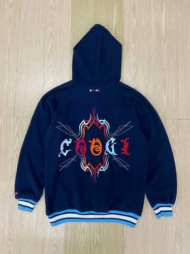 Coogi Coogi multicolor embroidered big logo hoodie