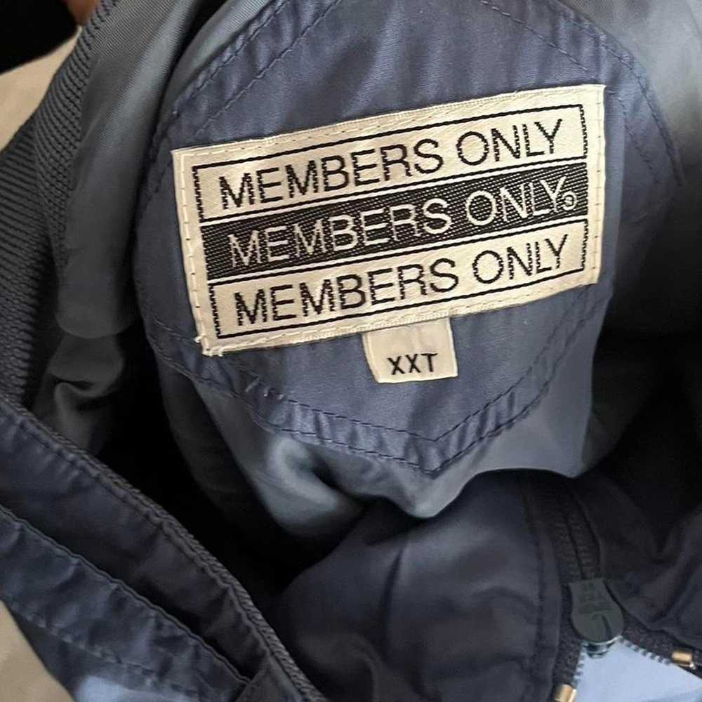 Members Only Vintage Members Only Blue Jacket - image 3
