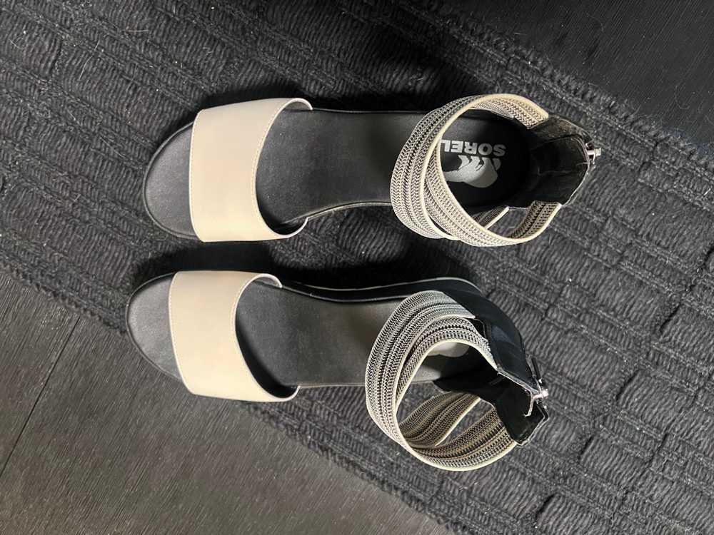 Tall Size Sorel Cameron Platform Ankle Strap Wedg… - image 7