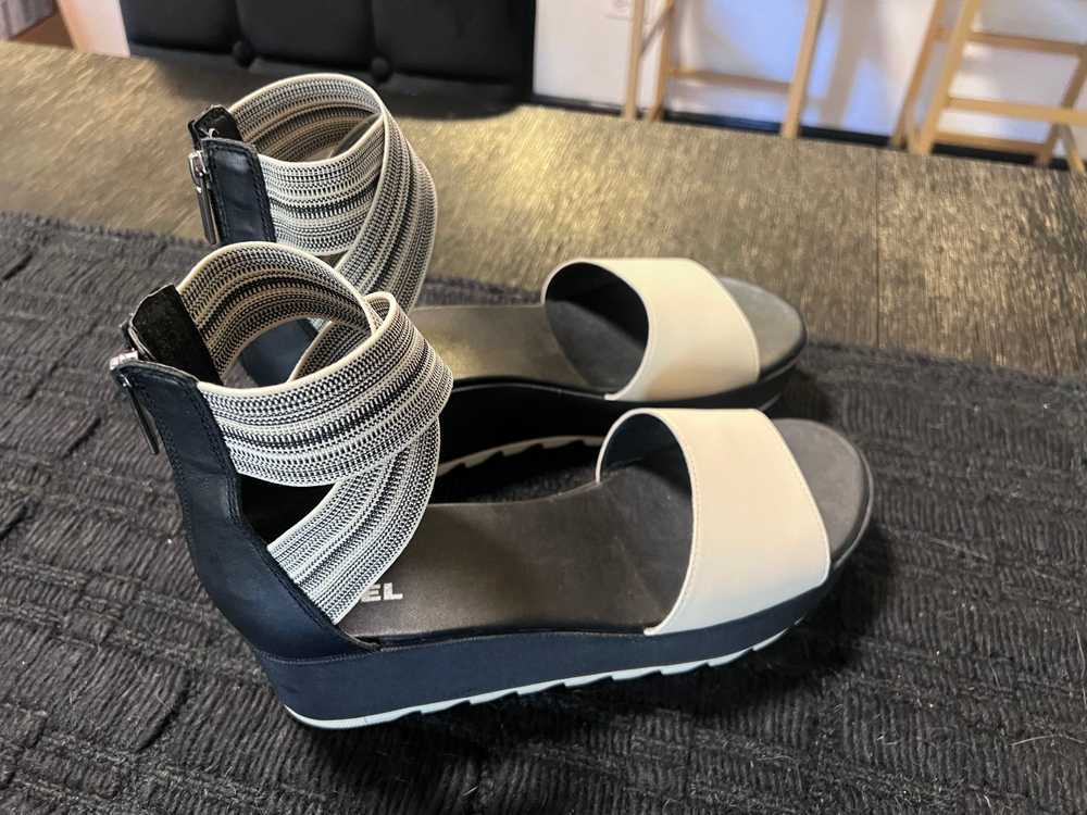 Tall Size Sorel Cameron Platform Ankle Strap Wedg… - image 8