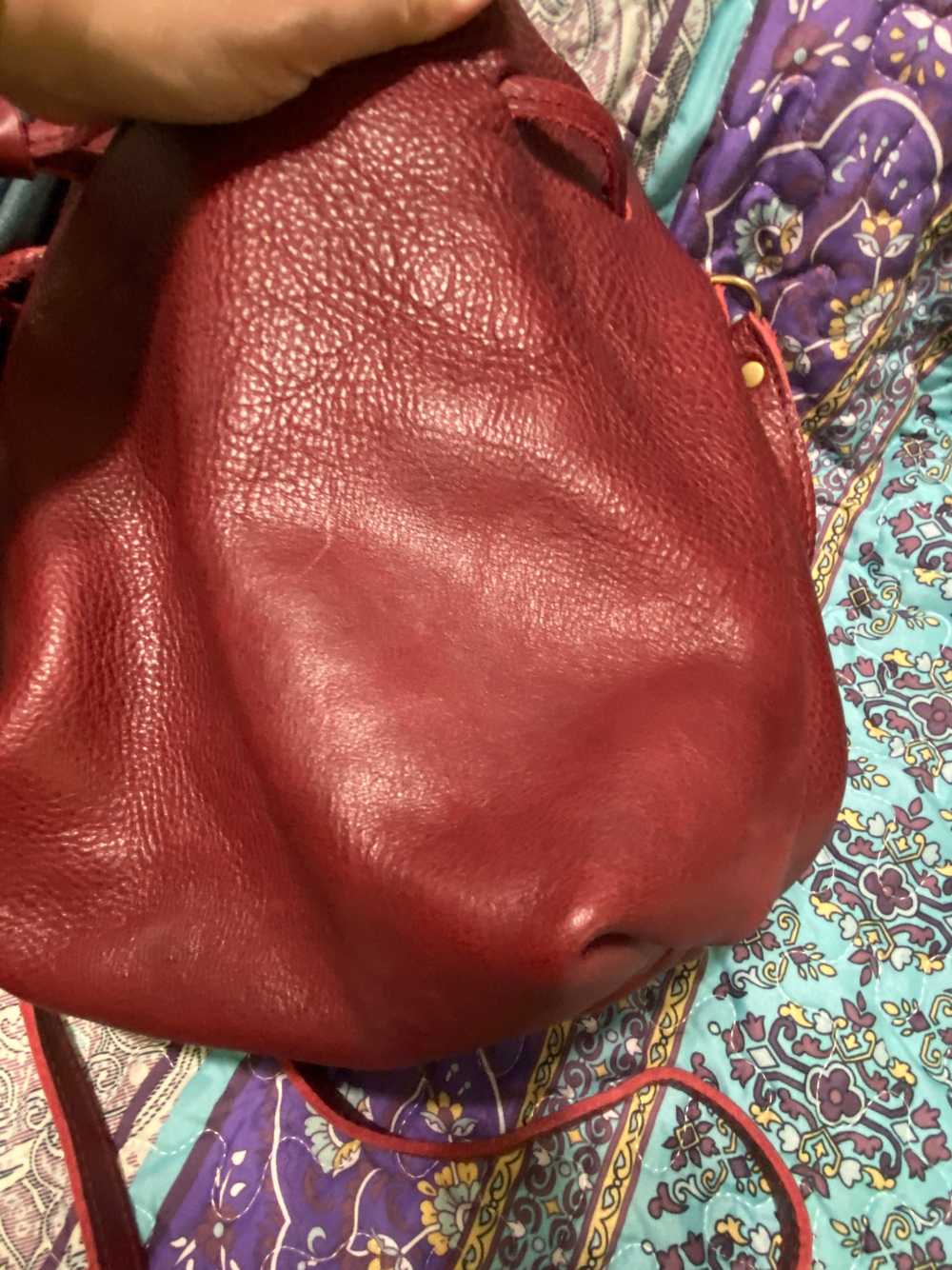 Portland Leather Bucket Bag - image 3