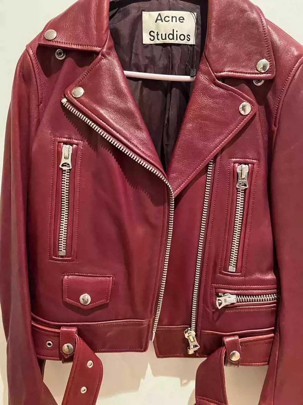 Acne Studios Acne Studios Wine red jacket - image 3