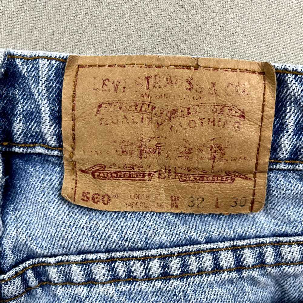 Levi's × Vintage Vintage Levis 560 Jeans Mens 32x… - image 3
