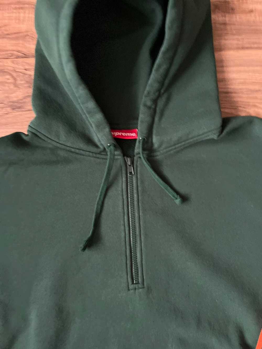 Supreme Supreme Half Zip Hooded Sweatshirt - image 6