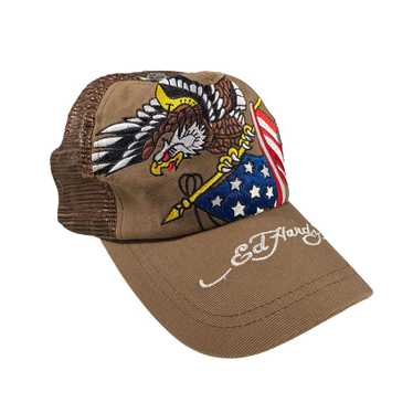 Ed Hardy Ed Hardy Embroidered Eagle Meshback Hat … - image 1