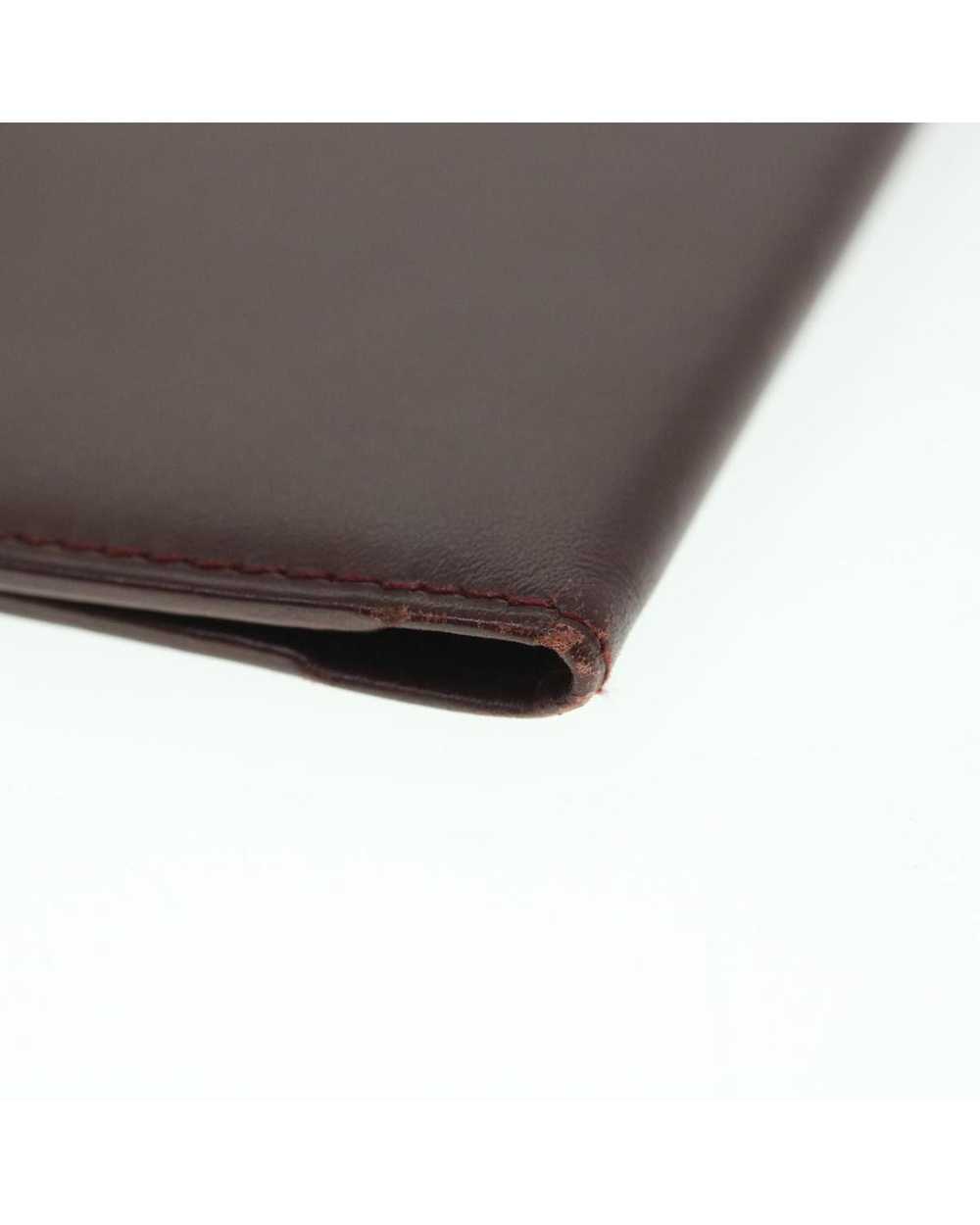 Cartier Leather Card Case in Wine Red - image 7