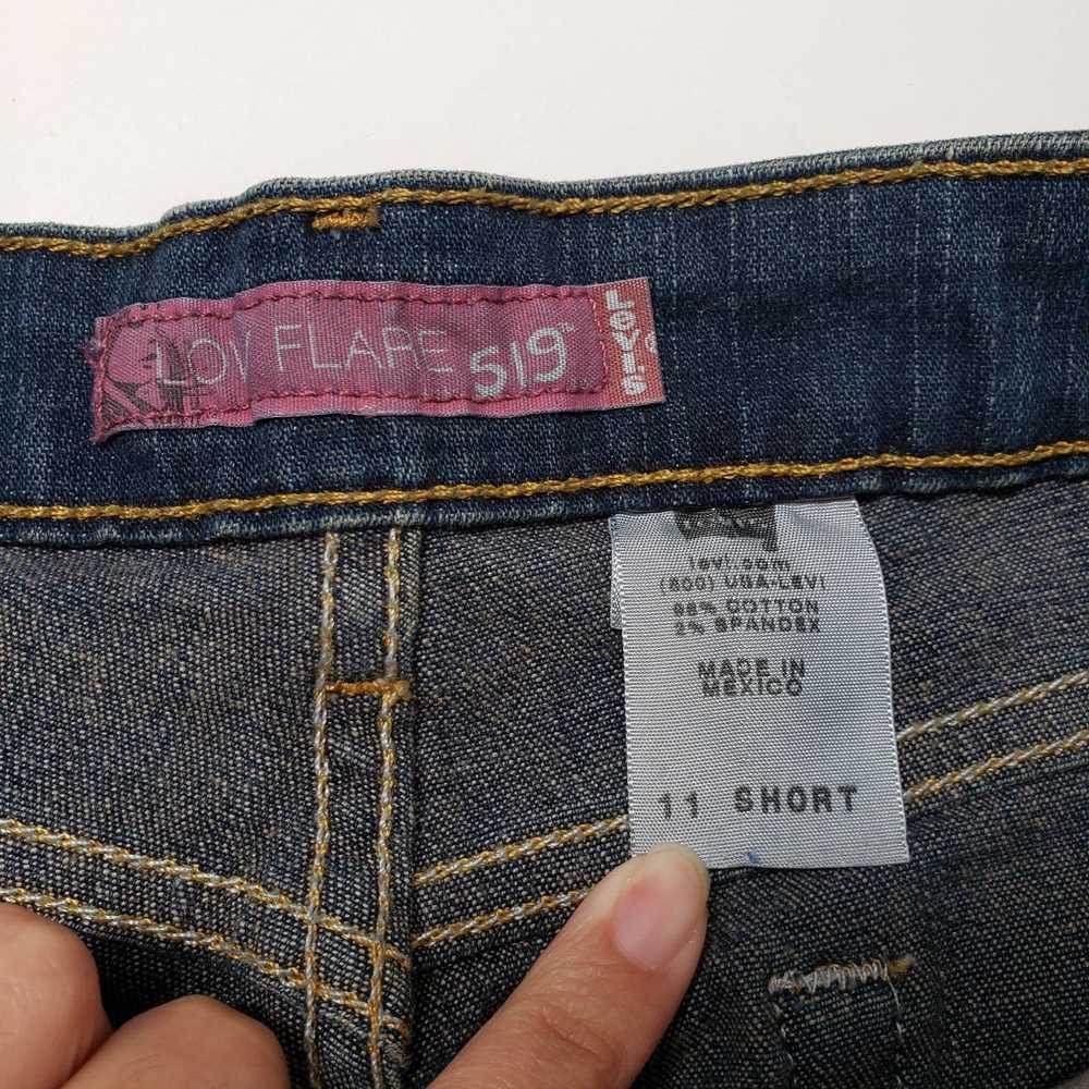 Levi's Levis 519 Jeans Women 11 Short Y2k Low Ris… - image 3