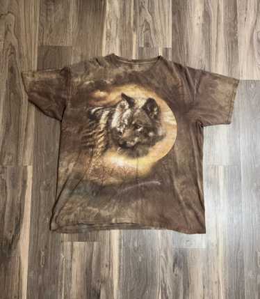 The Mountain The Mountain Shirt Brown Wolf Crew N… - image 1