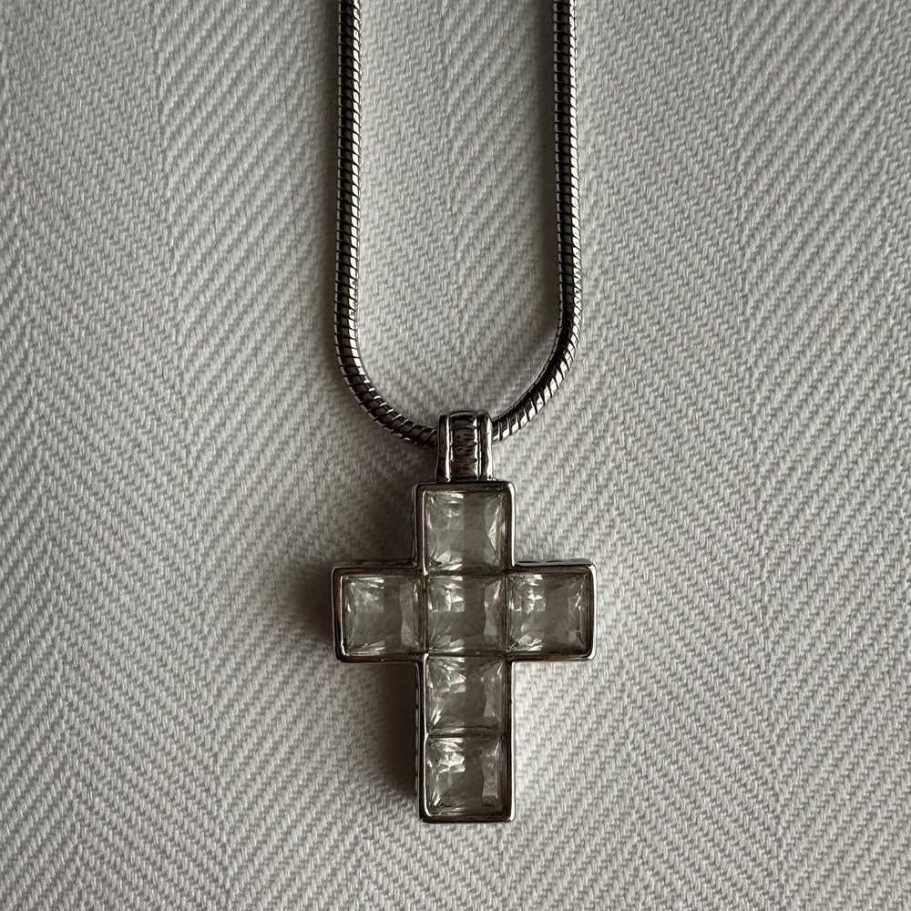Swarovski Cross pendant necklace - image 2