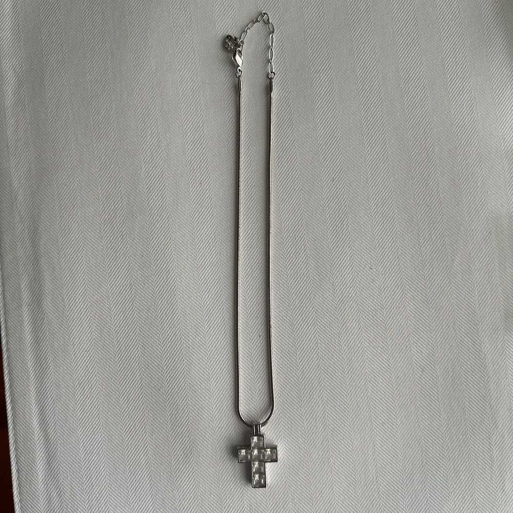 Swarovski Cross pendant necklace - image 3