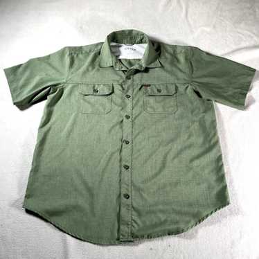 Orvis Orvis Shirt Mens Extra Large Green Button D… - image 1