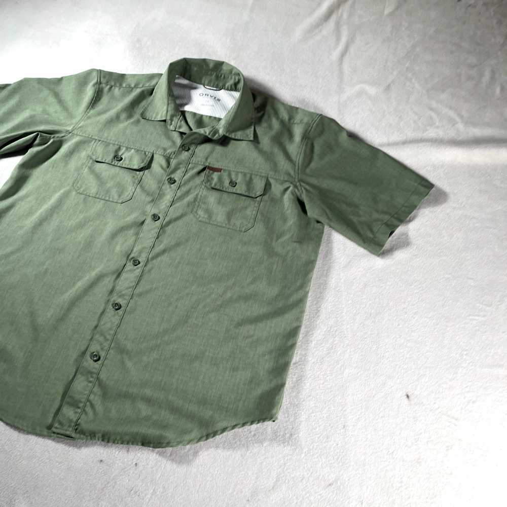 Orvis Orvis Shirt Mens Extra Large Green Button D… - image 2