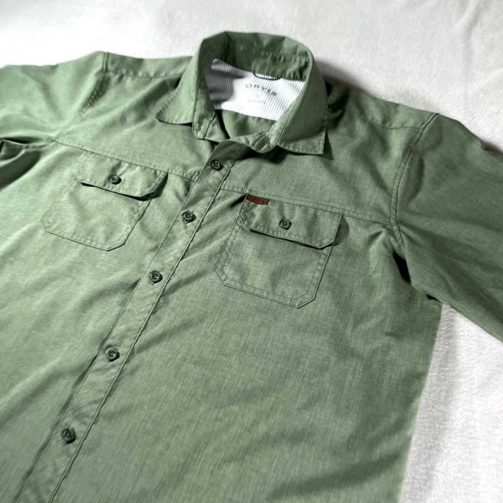 Orvis Orvis Shirt Mens Extra Large Green Button D… - image 3
