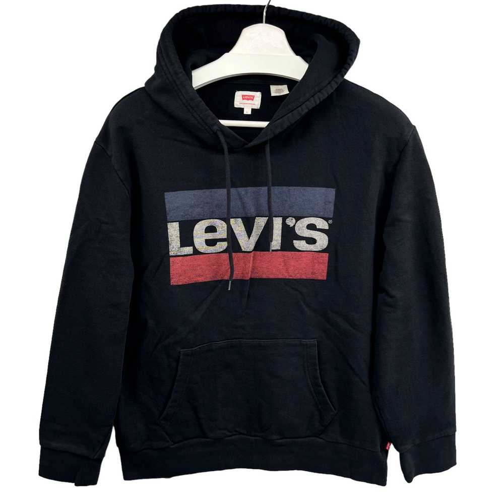 Levi's Levi's Pullover Hoodie Sweatshirt Black Sp… - image 1
